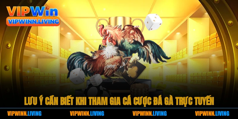 Lưu ý cần biết khi tham gia cá cược đá gà trực tuyến
